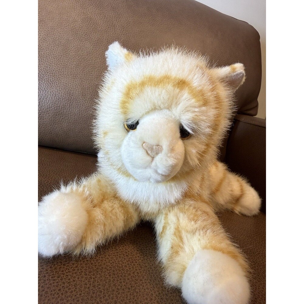 Douglas Cuddle Floppy Peaches Orange Tabby Cat Plush 1825 16”